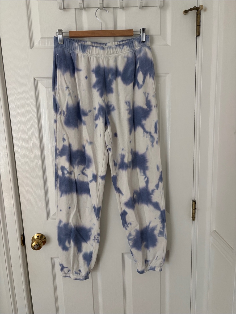 wild fable Blue and White Tie-Dye Jogger Pants